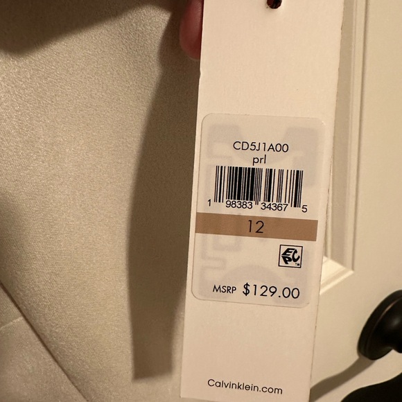 🆕 Calvin Klein Faux Suede Dress - Picture 3 of 4